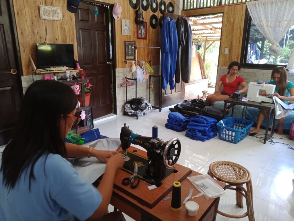 As cases of COVID-19 rise in the Philippines, one Fund-supported group is mobilizing dressmakers from rural indigenous communities to help make masks and medical gear, while they are also supplying those communities with emergency food aid.