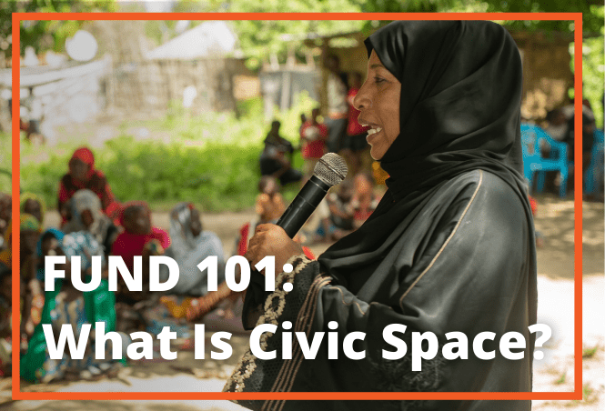Fund 101: What Is Civic Space?