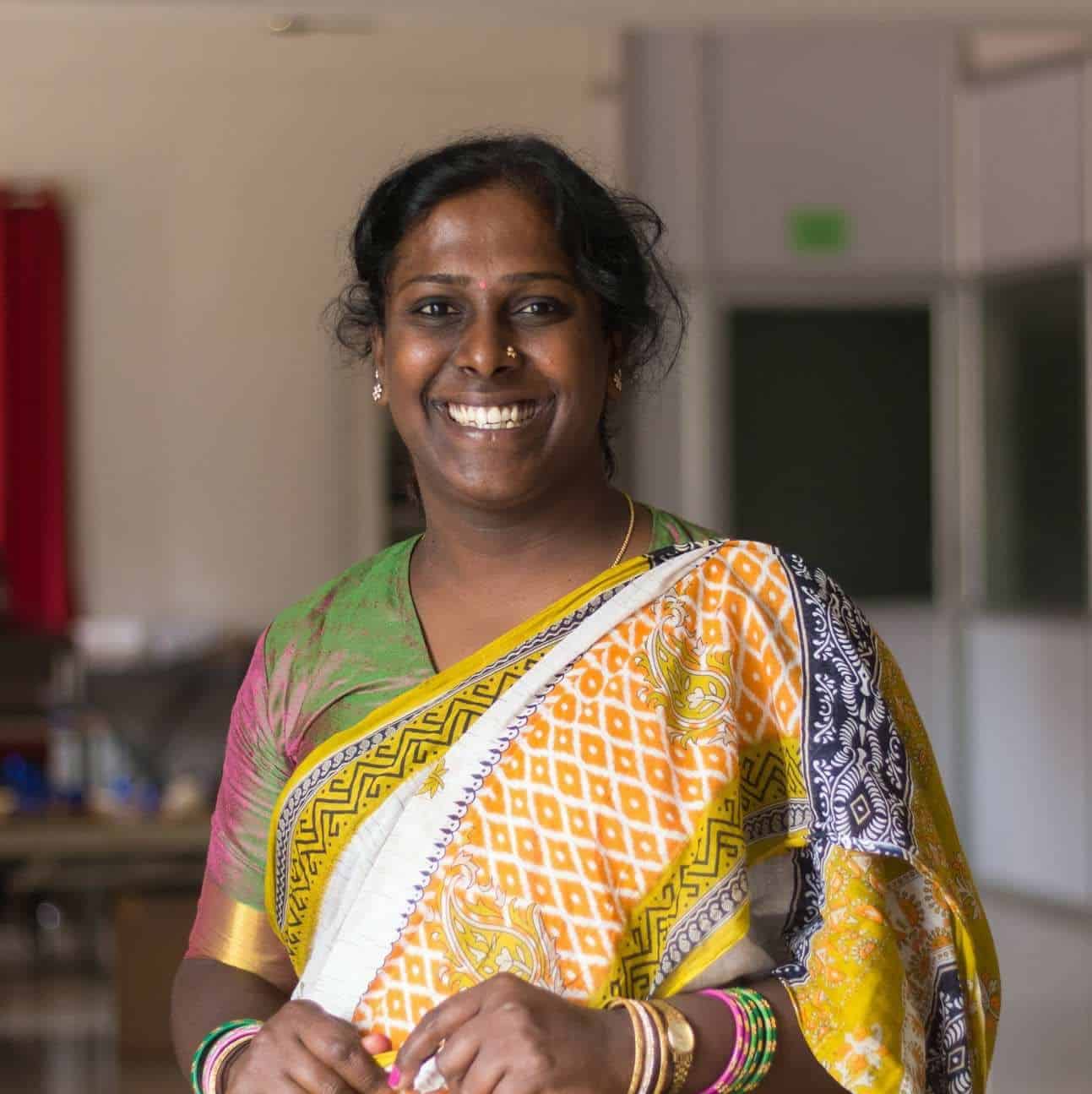 A photo of Akkai Padmashali smiling