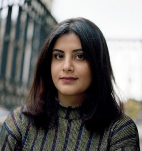 Portrait photo of Loujain al-Hathloul, Saudi women's rights activist