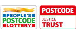 People's Postcode Lotter and Postcode Justice Trust logos